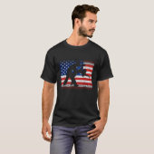 Ballroom Dancing Amerikaanse Vlag Dans Juli 4th Wo T-shirt (Voorkant volledig)