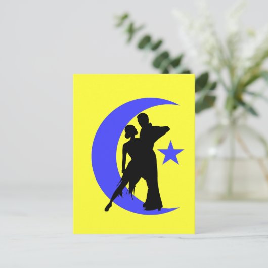 Ballroom Dancing Briefkaart (Staand voorkant)