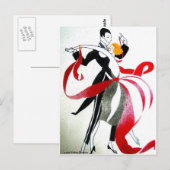 BALLROOM DANCING BRIEFKAART (Voorkant / Achterkant)