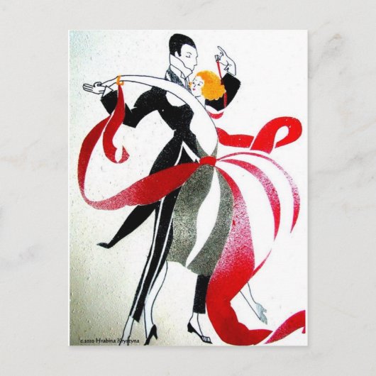 BALLROOM DANCING BRIEFKAART (Voorkant)