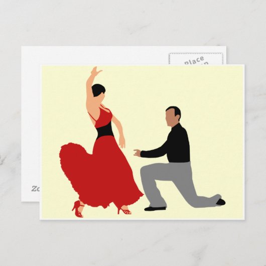 Ballroom Dancing Briefkaart (Voorkant / Achterkant)