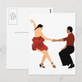 Ballroom Dancing Briefkaart (Voorkant / Achterkant)
