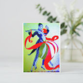 BALLROOM DANCING BRIEFKAART (Staand voorkant)
