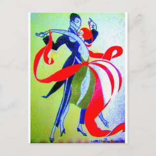 BALLROOM DANCING BRIEFKAART