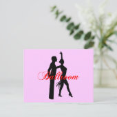 Ballroom Dancing Briefkaart (Staand voorkant)