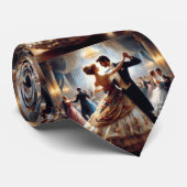 Ballroom Dancing Couples Dance Music Band Stropdas (Opgerold)