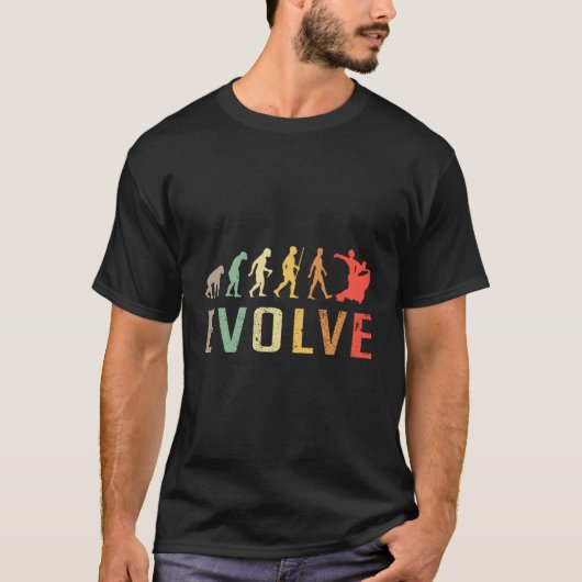Ballroom Dancing Evolution Grappig Ontwerp Fo T-shirt (Voorkant)