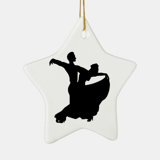 Ballroom Dancing Keramisch Ornament (Rechts)