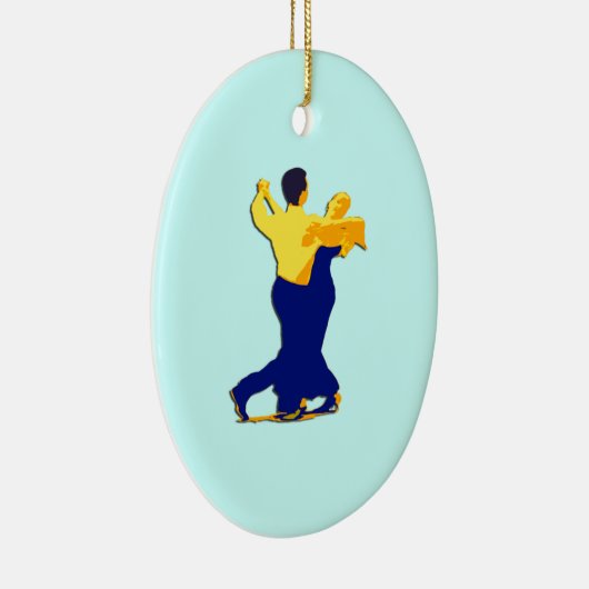 Ballroom Dancing Keramisch Ornament (Rechts)