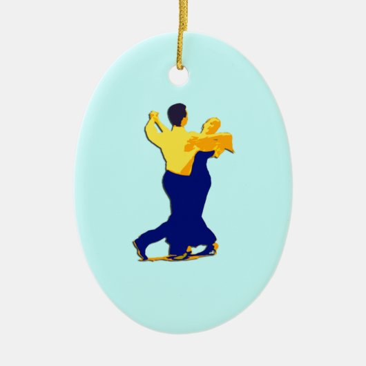 Ballroom Dancing Keramisch Ornament (Voorkant)
