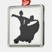 Ballroom Dancing Metalen Ornament (Links)