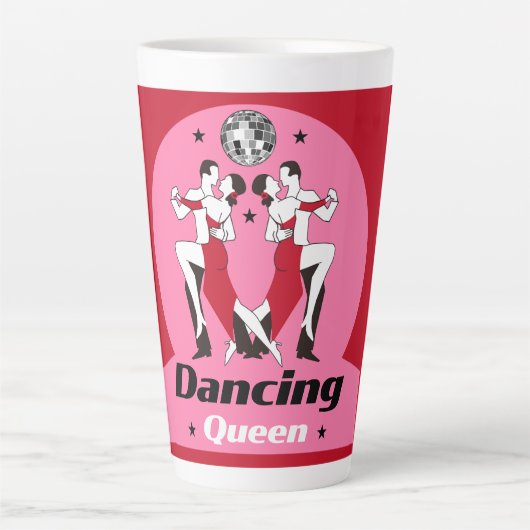 Ballroom Dancing Queen Latte Mok (Voorkant)