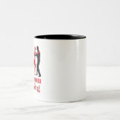 Ballroom Dancing Retirement Plan Funny Dancer Tweekleurige Koffiemok (Center)