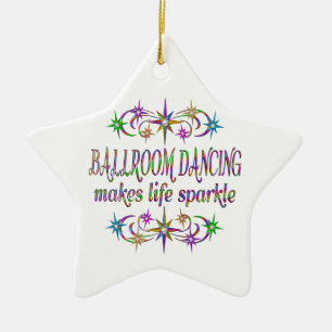 Ballroom Dancing Sparkles Keramisch Ornament