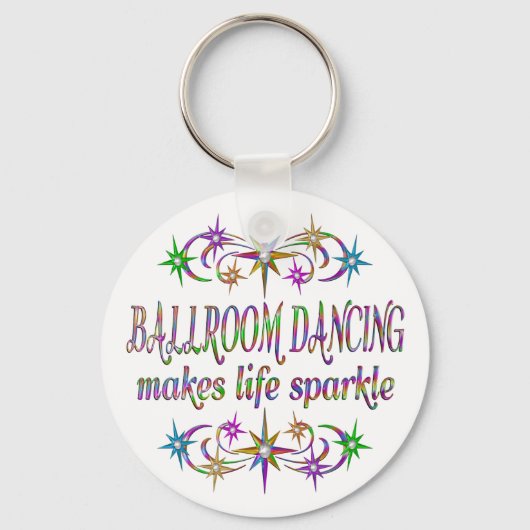 Ballroom Dancing Sparkles Sleutelhanger (Voorkant)