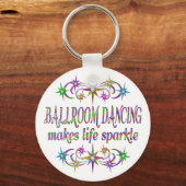 Ballroom Dancing Sparkles Sleutelhanger (Voorkant)