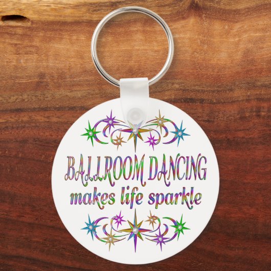 Ballroom Dancing Sparkles Sleutelhanger (Voorkant)