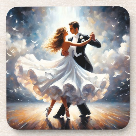 Ballroom Dancing Swing Dancing Music Dance Bier Onderzetter (Voorkant)