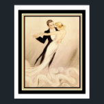 "Ballroom Dans" 16 x 20 Art Deco-afdrukken Poster<br><div class="desc">Mooie Art Deco Afdrukken met de titel "Ballroom Dance" van Louis Icart</div>
