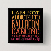 Ballroom-dansadvies | Financiering Vierkante Button 5,1 Cm (Voorkant)