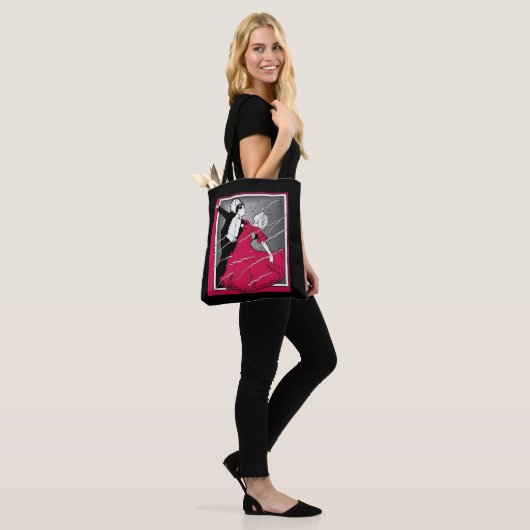 Ballroom dansen bij middernacht Canvas tas (Op model)