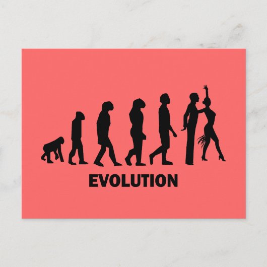 Ballroom dansen briefkaart (Voorkant)