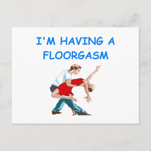 ballroom dansen briefkaart (Voorkant)