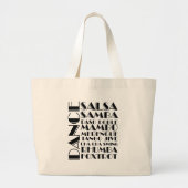 ballroom dansen grote tote bag (Voorkant)