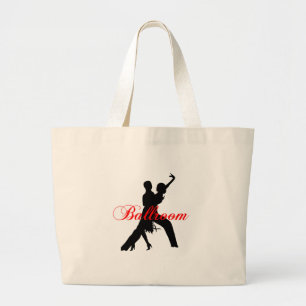 Ballroom dansen grote tote bag