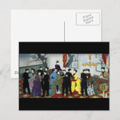 Ballroom dansen in Tokio rond 1888 Briefkaart (Voorkant / Achterkant)