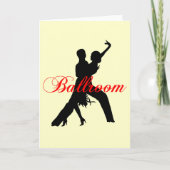 Ballroom dansen kaart (Voorkant)