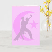 Ballroom dansen kaart (Gele Bloem)