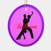 Ballroom dansen keramisch ornament (Links)