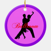 Ballroom dansen keramisch ornament (Achterkant)