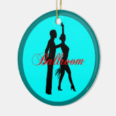 Ballroom dansen keramisch ornament (Links)