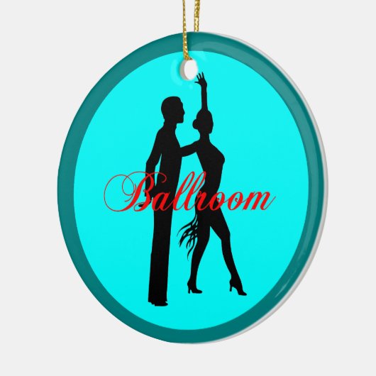 Ballroom dansen keramisch ornament (Links)