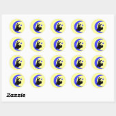 Ballroom-dansen Ronde Sticker (Vel)