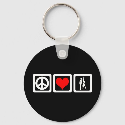Ballroom dansen sleutelhanger (Voorkant)