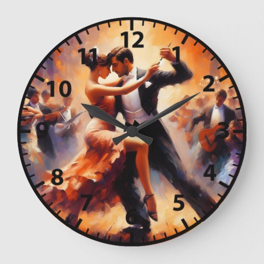 Ballroom Dansen Swing Dansparen Grote Klok (Voorkant)