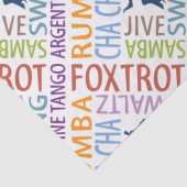 Ballroom-dansen Tissuepapier (Detail)