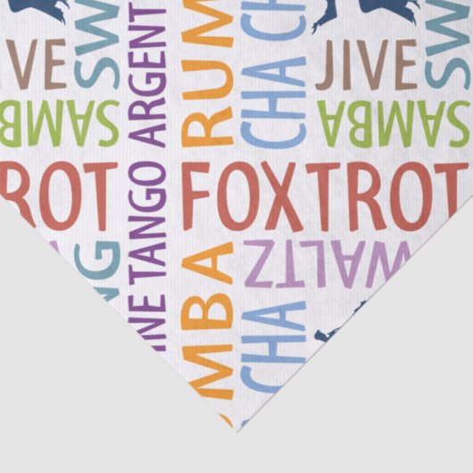 Ballroom-dansen Tissuepapier (Detail)