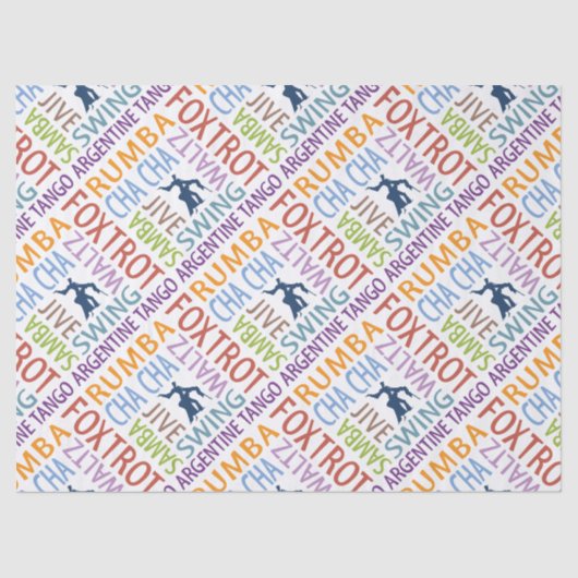 Ballroom-dansen Tissuepapier (Voorkant)