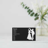 ballroom dansen Visitekaartje (Staand voorkant)