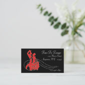 Ballroom Dansend Visitekaartje (Staand voorkant)