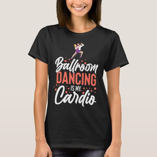 Ballroom dansende Beginner Music Dancer Lessen T-shirt (Voorkant)