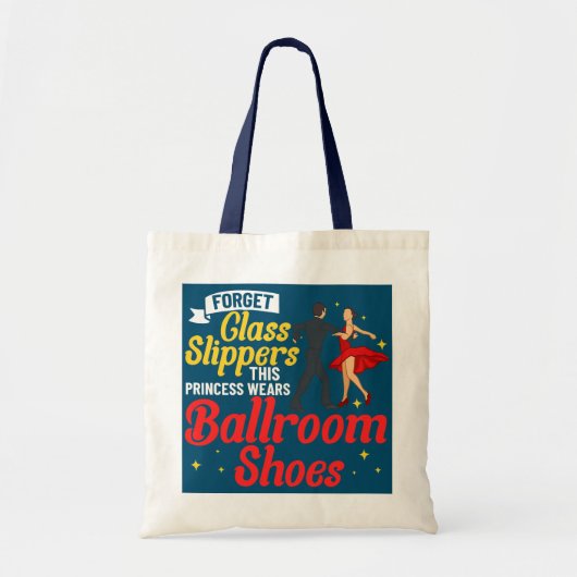 Ballroom dansende Beginner Music Dancer Lessen Tote Bag (Voorkant)