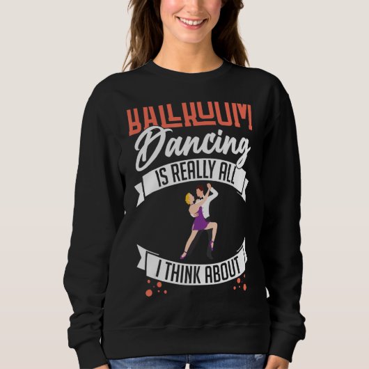 Ballroom dansende Beginner Music Dancer Lessen Trui (Voorkant)