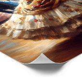 Ballroom Dansende Danser Dans Poster (Hoek)