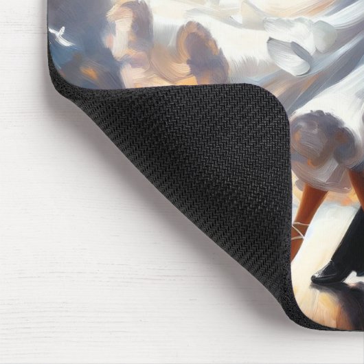 Ballroom dansende koppels dansen muziek muismat (Hoek)