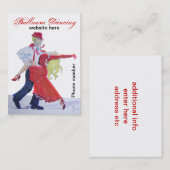 Ballroom Dansende Visitekaartjes (Voorkant / Achterkant)